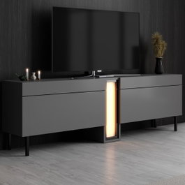 Hanah Home Nova Soporte para TV Antracita con Iluminación LED